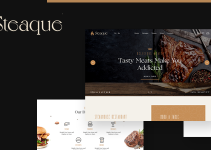 Steaque | Restaurant and Cocktail Bar WordPress Theme