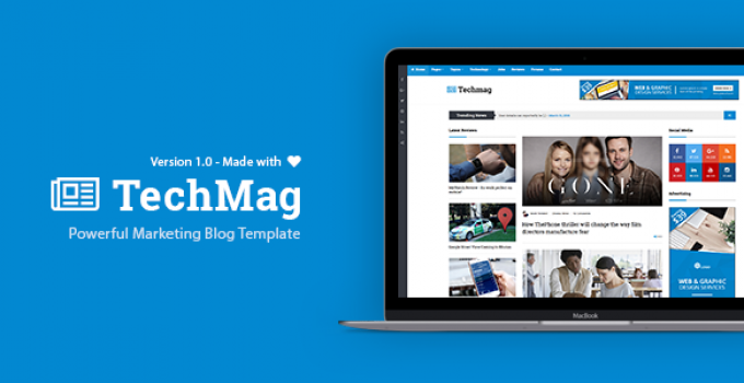 TechMag - Multipurpose WordPress News and Magazine Theme