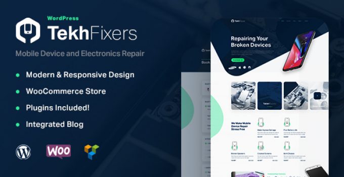 TekhFixers - Mobile Device Repair WordPress Theme