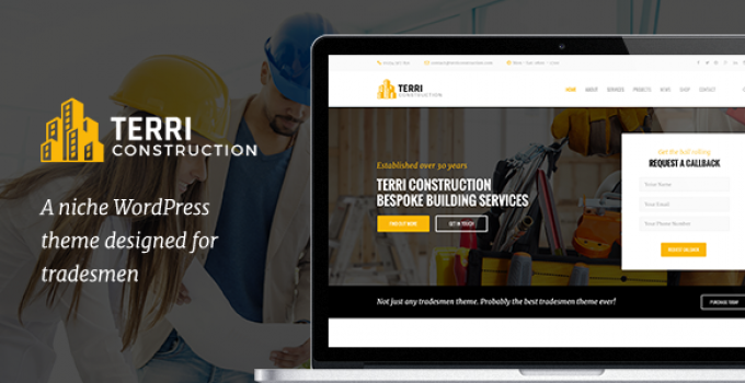 Terri - Construction WordPress Theme