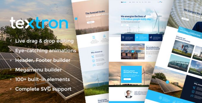 Textron - Industrial WordPress Theme + WooCommerce