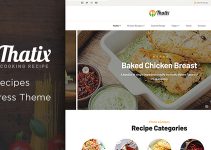 Thatix - Food Recipes Theme
