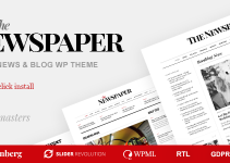 The Newspaper - News Magazine Editorial WordPress Theme