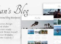 Tran - Clean & Minimal Blog WordPress Theme