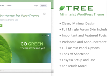 Tree - Minimal Blog WordPress Theme