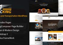 Trucking - Logistics and Transportation WordPress Theme