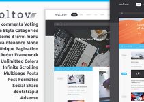 Voltov - Blog and Magazine WordPress Theme