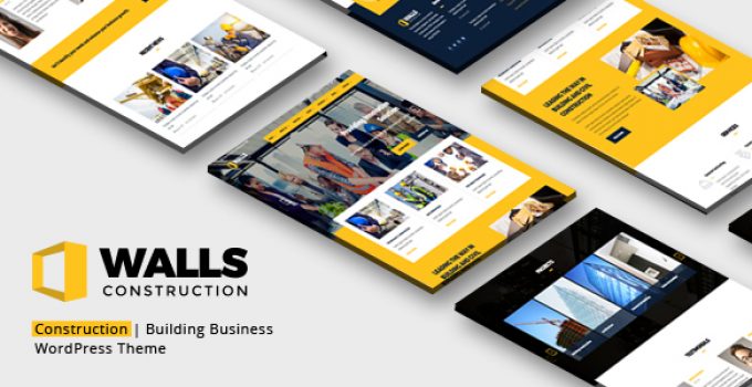Walls WP - Construction Company WordPress Theme