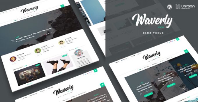 Waverly - Modern WordPress Blog Theme
