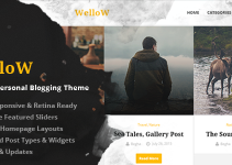Wellow – Clean & Personal Blogging Theme
