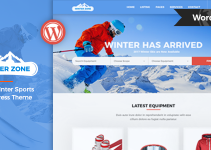 WinterZone – Ski & Winter Sports WordPress Theme