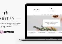 Writsy - A Clean & Faded Vintage WordPress Blog & Shop Theme