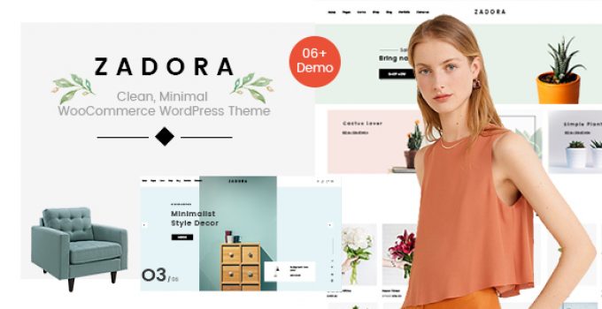 Zadora - Clean, Minimal WooCommerce WordPress Theme