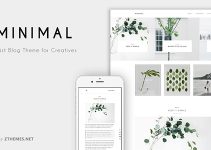 ZMinimal - Minimalist Blog Theme for Creatives
