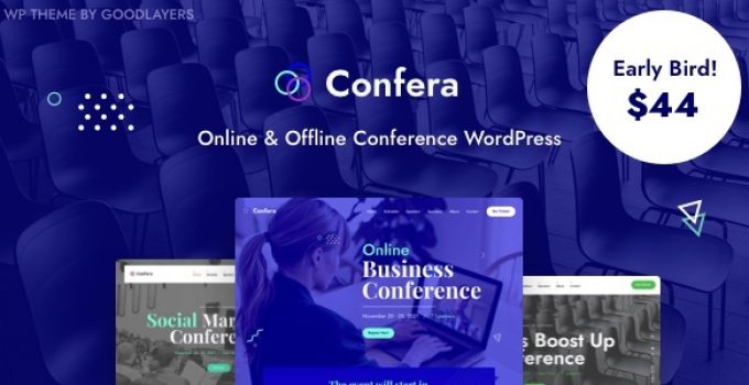 Confera - Online Conference & Event WordPress