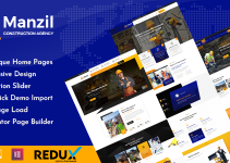 Manzil | Construction and Building WordPress Theme