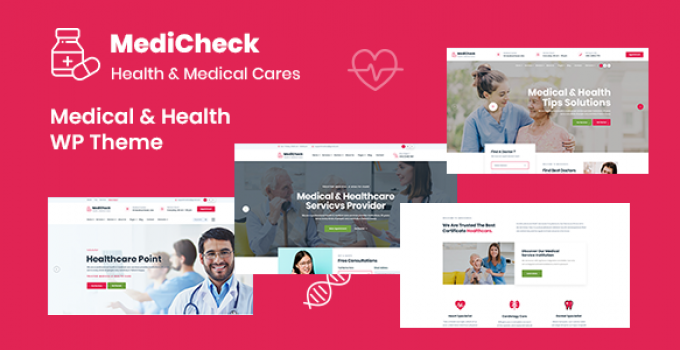 Medicheck – Medical and Health WordPress Theme
