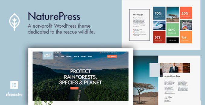 NaturePress - Ecology & Environment WordPress Theme