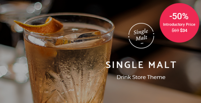 SingleMalt - Drink Store Theme