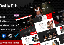 DailyFit - Fitness and Gym WordPress Theme
