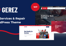 Gerez - Car Services & Repair WordPress Theme