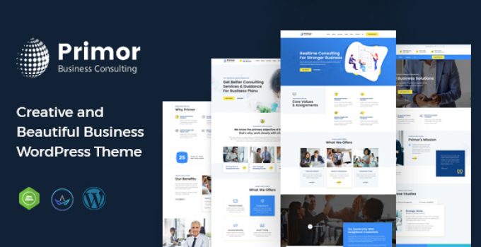 Primor - Business Consulting WordPress Theme