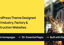 Trydus - Industrial & Factory WordPress Theme