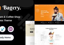 Bagery - Ice Cream Shop WordPress Theme