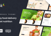 Optivit - Healthy Food Delivery WordPress Theme