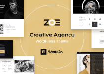 ZOE - Creative Design Agency WordPress Theme