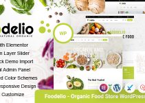 Foodelio – Organic Food Store WordPress Theme