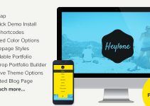 Heylone - One Page Parallax WordPress Theme