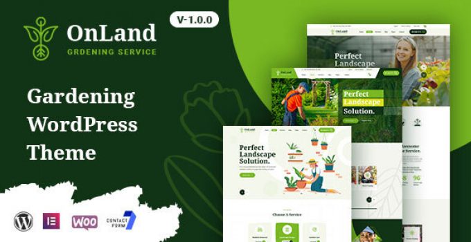 OnLand - Gardening WordPress Theme
