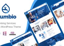 Plumbio - Plumbing Services WordPress Theme