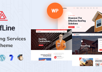 RoofLine - Roofing Services WordPress Theme