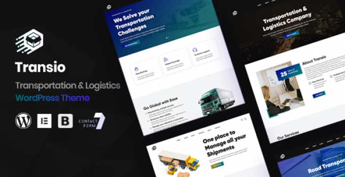 Transio - Transportation & Logistics WordPress Theme