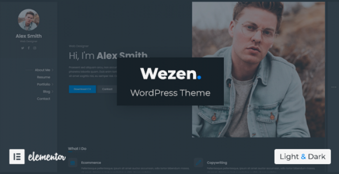 Wezen - CV/Resume Theme