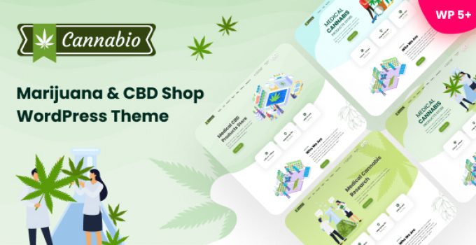 Cannabio - Marijuana and Cannabis WordPress Theme
