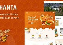 Hanta - Beekeeping and Honey Shop WordPress Theme