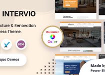 Intervio - Architecture WordPress Theme + RTL