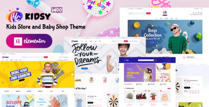 Kidsy – Kids Store and Baby Shop WooCommerce Theme