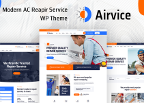 Airvice - AC Repair Services WordPress Theme