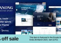 Lanong - Yacht Rental WordPress Theme