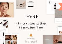 Levre — Cosmetics Beauty Shop Theme