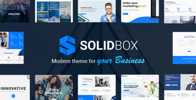 SolidBox | Modern Business WordPress Theme