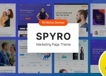 Spyro - Marketing Landing Page WordPress Theme