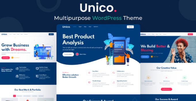 Unico - Multipurpose WordPress Theme