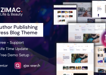 Zimac - Multi Author Publishing WordPress Theme