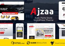 Ajzaa - Auto Parts Store WordPress Theme