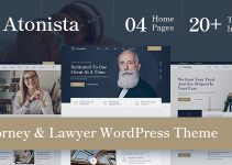 Atonista - Lawyer & Attorney WordPress Theme